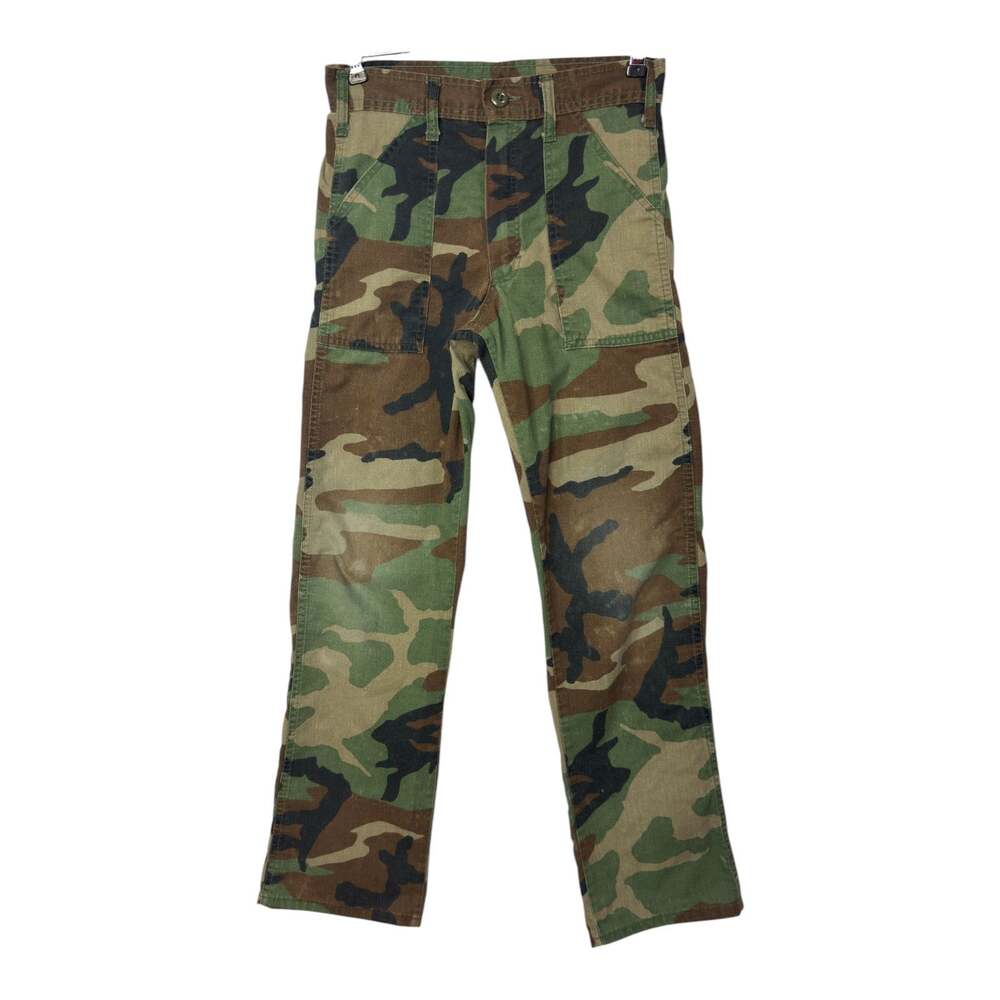 Vintage Boys Woodland Camo Pants Youth 14R USA Hunting Outdoors